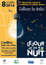 Animation Jour de la Nuit le 8 octobre à Castillon